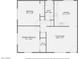 Floor plan showing two bedrooms, living room, kitchen and bath at 4325 N 26Th St # 13, Phoenix, AZ 85016