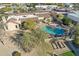 Backyard oasis with pool and garden at 6915 E Gary Rd, Scottsdale, AZ 85254