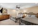 Second guest bedroom with two twin beds and a dresser at 8466 E San Benito Dr, Scottsdale, AZ 85258