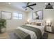 Cozy bedroom featuring neutral tones, comfortable bedding, and a peaceful ambiance at 8525 E Via De Los Libros --, Scottsdale, AZ 85258