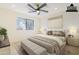 Inviting bedroom with a soft color palette, plush bedding, and stylish furnishings at 8525 E Via De Los Libros --, Scottsdale, AZ 85258