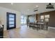 Bright dining room with modern table, chairs, and stylish decor; a perfect space for entertaining at 8525 E Via De Los Libros --, Scottsdale, AZ 85258