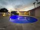 Stunning backyard pool providing a luxurious and private outdoor retreat at 8525 E Via De Los Libros --, Scottsdale, AZ 85258