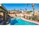 Inviting kidney-shaped pool with brick coping at 10841 N 9Th Pl, Phoenix, AZ 85020