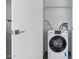 Convenient laundry room featuring a modern washing machine for easy laundry days at 1521 E Del Rio Dr, Tempe, AZ 85282