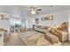 Bright living room with hardwood floors and comfortable seating at 222 E Saint John Rd, Phoenix, AZ 85022