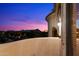 Balcony with sunset views and iron railings at 28626 N 108Th N Way, Scottsdale, AZ 85262