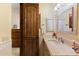 Elegant bathroom with marble vanity and tile details at 28626 N 108Th N Way, Scottsdale, AZ 85262
