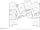 Two story home floor plan featuring a large kitchen and primary suite at 28626 N 108Th N Way, Scottsdale, AZ 85262