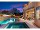 Resort-style backyard with a large pool and spa, perfect for entertaining at 28626 N 108Th N Way, Scottsdale, AZ 85262