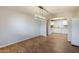 Dining area with kitchen view and wood floors at 7519 N 23Rd Ave, Phoenix, AZ 85021