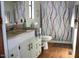 Clean bathroom with shower/tub combo, vanity, and toilet at 7807 E Main St # Cc-70, Mesa, AZ 85207