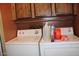 Functional laundry room with washer and dryer at 7807 E Main St # Cc-70, Mesa, AZ 85207