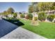 Artificial turf and manicured lawn with mature trees at 22432 W Kimberly Dr, Buckeye, AZ 85326