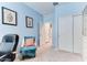 Spacious bedroom with access to hallway and closet at 22432 W Kimberly Dr, Buckeye, AZ 85326