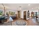 Elegant bathroom with copper tub and granite vanity at 35035 N Whileaway Rd, Carefree, AZ 85377
