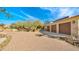 Two-car garage with brick paver driveway at 35035 N Whileaway Rd, Carefree, AZ 85377