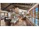 Open kitchen boasts a large island, wood beams, and terracotta tile floors at 35035 N Whileaway Rd, Carefree, AZ 85377