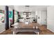 Modern white kitchen with stainless steel appliances and an island at 3750 E Earll Dr, Phoenix, AZ 85018