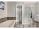 Bathroom with soaking tub and walk-in shower at 7887 N 16Th St # 224, Phoenix, AZ 85020