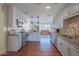 Modern kitchen with stainless steel appliances and granite countertops at 8502 E Catalina Dr, Scottsdale, AZ 85251