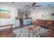 Relaxing living room with hardwood floors and comfortable seating at 8502 E Catalina Dr, Scottsdale, AZ 85251