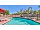 Inviting swimming pool with a spacious deck and backyard at 11232 N 152Nd Ln, Surprise, AZ 85379