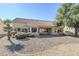 Landscaped backyard with gravel and desert plants at 14228 W Wagon Wheel Dr, Sun City West, AZ 85375