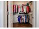 Walk-in closet with ample hanging and shelving space at 17561 N Saddle Ridge Dr, Surprise, AZ 85374