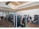 Strength training equipment in a well-lit fitness center at 18658 E Mazatzal Cir, Rio Verde, AZ 85263