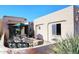 Inviting patio with seating area, perfect for outdoor dining and relaxation at 18658 E Mazatzal Cir, Rio Verde, AZ 85263