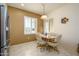 Cozy breakfast nook with a small table and chairs at 20516 N Vermillion Cliffs Dr, Surprise, AZ 85387