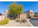 Two story home with tan siding and attached garage at 40 Almarte Cir, Carefree, AZ 85377