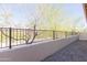 Black metal fence and landscaping view at 40 Almarte Cir, Carefree, AZ 85377