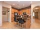 Kitchen with an island, stainless steel appliances, and granite countertops at 40 Almarte Cir, Carefree, AZ 85377