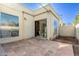 Small backyard patio with sliding glass door access at 5308 N 2Nd Ave, Phoenix, AZ 85013