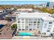 Aerial view of apartment building with pool at 535 W Thomas Rd # 508, Phoenix, AZ 85013