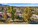 Aerial view of homes near a lush green golf course at 7500 E Mccormick Pkwy # 11, Scottsdale, AZ 85258