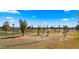 Aerial view of community near mountains and a golf course at 7500 E Mccormick Pkwy # 11, Scottsdale, AZ 85258