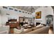 Living room with hardwood floors, fireplace, and comfortable seating near the TV at 7500 E Mccormick Pkwy # 11, Scottsdale, AZ 85258