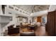 Bright living room with hardwood floors, high ceilings and a comfortable seating arrangement at 7500 E Mccormick Pkwy # 11, Scottsdale, AZ 85258