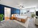Main bedroom with ensuite bathroom and modern decor at 10510 E Neville Ave, Mesa, AZ 85209