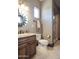 Elegant bathroom with granite vanity and walk-in shower at 10532 N Crestview Dr, Fountain Hills, AZ 85268