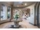 Grand entryway with ornate flooring and high ceilings at 10532 N Crestview Dr, Fountain Hills, AZ 85268