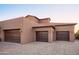 Three-car garage with paved driveway offering ample parking space at 10532 N Crestview Dr, Fountain Hills, AZ 85268