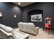 State-of-the-art home theater with comfortable seating at 10532 N Crestview Dr, Fountain Hills, AZ 85268