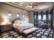 Luxurious main bedroom with a king-size bed and stunning views at 10532 N Crestview Dr, Fountain Hills, AZ 85268