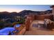 Elevated patio with seating and city views at 10532 N Crestview Dr, Fountain Hills, AZ 85268