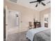 Spacious bedroom with carpeted floor and ensuite bathroom at 10960 E Monte Ave # 125, Mesa, AZ 85209