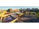 Aerial view of a rooftop patio and city skyline at 1326 N Central Ave # 416, Phoenix, AZ 85004